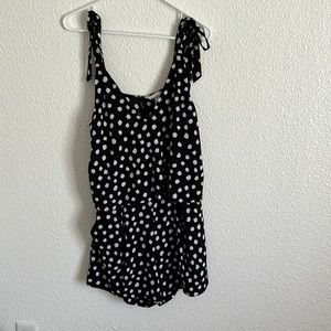 H&M flowy back romper size 8 shoulder ties